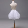 thumbnail image 2 of LICEWO Women Girls Solid Color Ballet Tulle Short Crinoline Petticoat Multi Layered Bal, 2 of 10