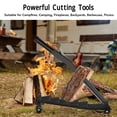 thumbnail image 4 of Wall Mounted Kindling Splitter, Rustproof Easily Split Wood Kindling Splitter Labor Saving Non Break Impact  With Firewood Bag For Indoor Outdoor, 4 of 8