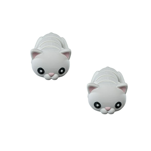 3D Printed Articulated Cat Keychains (2-Pack) | Flexible  Fun