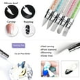 thumbnail image 5 of 5 Pcs Dual Tipped Silicone Nail Tools Nail Art Sculpture Pen,Silicone Head Nail Art Brushes2509, 5 of 7