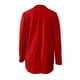 thumbnail image 4 of Chaquetas de traje de Negocios Chaqueta fina informal de peso ligero para mujer, abrigo ajustado, chaqueta de manga larga, abrigos con bolsillos para oficina y negocios,blazer moda（Rojo， L), 4 of 5