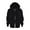 A-Black213, variant on Kids Zip Up Hoodies Boys Girls Long Sleeve Sweatshirts Unisex Solid Color Loose Fit Track Jacket 3-12Y