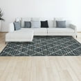 thumbnail image 5 of Woven Trends Modern Contemporary 3-Piece Rug Set, 5x7 Area Rug, 2x5 Runner Rug, 2x3 Accent Mat, Livingroom, Bedroom, Entryway, Durable and Stain Resistant, Blue/Gray, 5 of 7