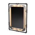 thumbnail image 6 of Furniture of America Gee Industrial Metal Wall Mirror in Antique Black, 6 of 8