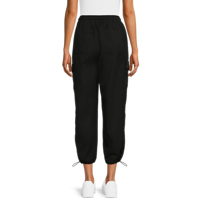 Time and Tru Women s Parachute Cargo Jogger Pants 29 Inseam Sizes XS XXL Walmart
