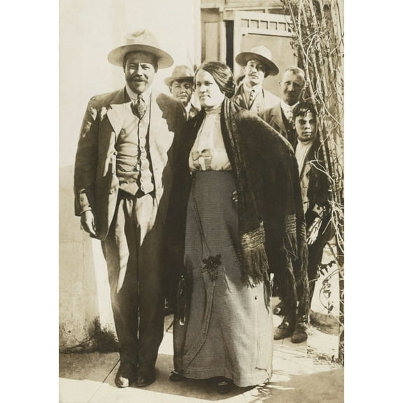 General Pancho Villa With His First Wife History (18 x 24)