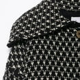 thumbnail image 4 of Uootdi Vintage Sweaters for Women Lapel Plaid Cardigans Button Down Chunky Knit Cardigan Sweater Jacket Coat with Pockets, 4 of 8