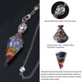thumbnail image 5 of Crystal Pendulum Natural Stone Pendulums Pendant For Divination Dowsing, 5 of 5