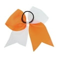 thumbnail image 5 of Unique Bargains 1 Pc Hair Elastics Fashion Two-Color Bow Hair Ties for Women White Orange, 5 of 5