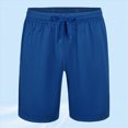 thumbnail image 2 of NIEWTR Men's Basketball Shorts Baggy Lightweight Athletic Gym Workout Running Casual Shorts with Pockets(Blue,XL), 2 of 7