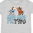 thumbnail image 4 of Inktastic Moo Moo I'm 2 with Cute Holstein Cows Boys or Girls Toddler T-Shirt, 4 of 5