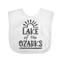 Inktastic Lake of the Ozarks Sun and Lake Boys or Girls Baby Bib