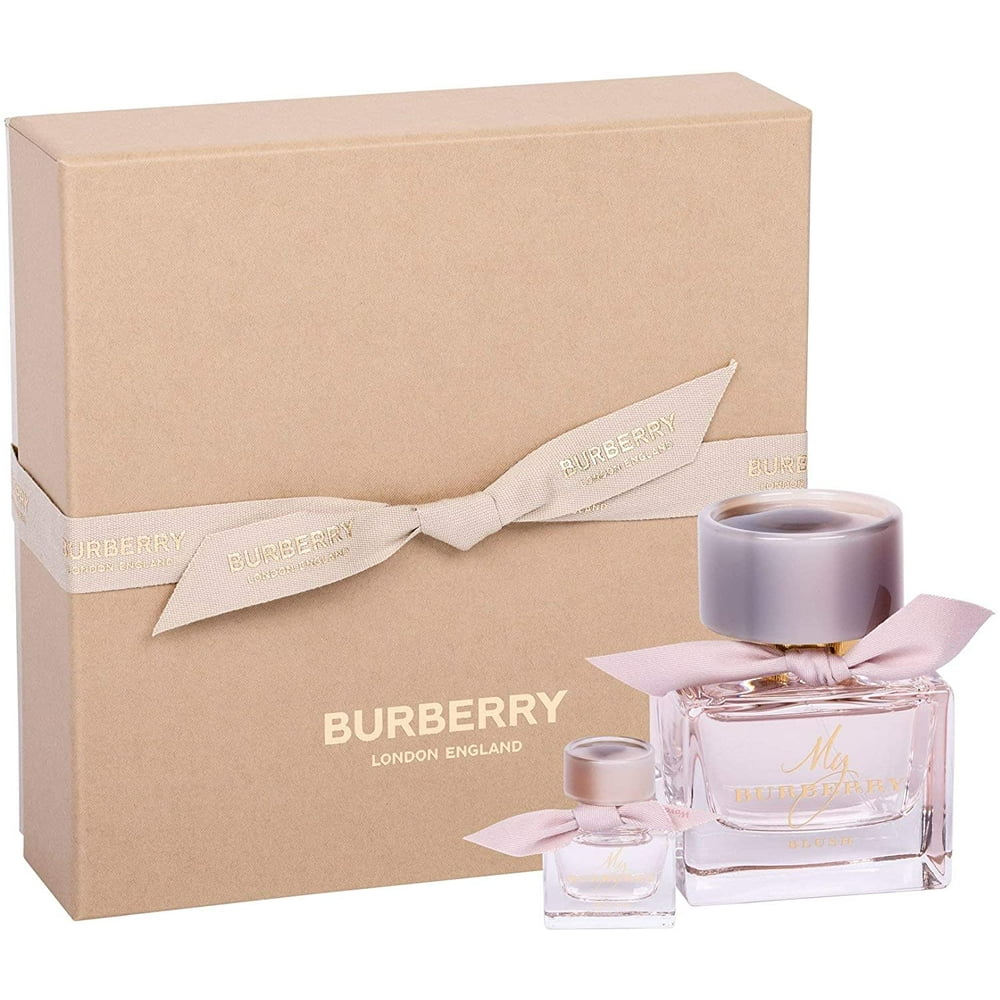MY BURBERRY BLUSH 2 PCS GIFT SET (1.6 oz EDP SPRAY+5ml EDP SPRAY