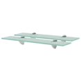 thumbnail image 1 of vidaXL Floating Shelves 2 pcs Glass 50x10 cm 8 mm, 1 of 4