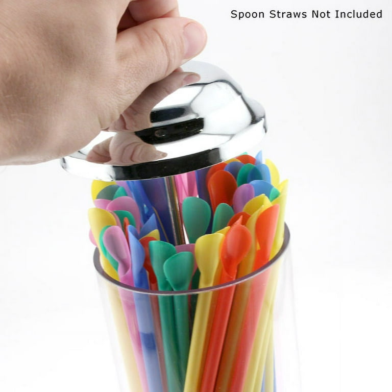 Choice Acrylic Stirrer Straw Dispenser for 5 Stirrer Straws