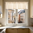 thumbnail image 5 of EGNMCR Rideau de Douche, Rideaux Occultants Impression 2D Rideau Court de Cuisine Rideau de Décoration de Cuisine Lavable Demi-Rideau de Fenêtre pour Fenêtre de Cuisine Rideau Imperméable Filtrant la Lumière pour Maison Petits Rideaux, 5 of 5