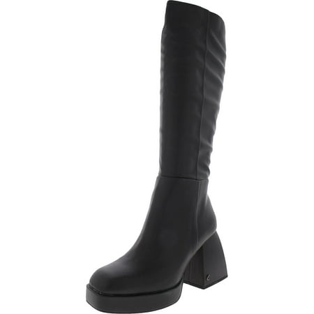 

Circus by Sam Edelman Womens Kylie Faux Leather Block Heel Knee-High Boots