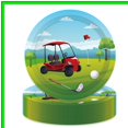 thumbnail image 2 of Golf Party Plates Set - 9" Round Disposable Paper Plates for Celebrations, Festivals, and Events - Perfect Tableware for Golf-Themed Gatherings (24 pcs), 2 of 5