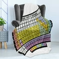 thumbnail image 4 of Chemistry Soft Flannel Fleece Throw Blanket, Periodic Table of Elements School Theme Educational Science Class Composition, Cozy Plush for Indoor and Outdoor Use, 70" x 90", Multicolor, by Ambesonne, 4 of 5