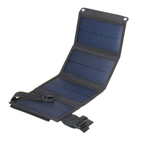 

100W Foldable Solar Panel 5V Portable Battery Charger USB Port Outdoor Waterproof Power Bank for Phone PC Car RV Boat