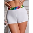 thumbnail image 3 of Women's Underwear Cotton Boxer Briefs Anti Chafing Boyshorts Panties with Crotch 3 Pack, 3 of 10