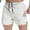 White, variant on Wancir Men's Workout Athletic Quick Dry Shorts Running Training Short with Pockets And 7 inch inseam