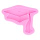thumbnail image 4 of Molde de silicona con forma de sombrero de graduación, molde para hornear para decoración de pasteles de chocolate y fondant, color rosa, 4 of 5
