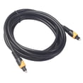 thumbnail image 2 of Esquirla Fiber Optical Digital Audio Cable 3ft 6ft 10ft 16ft S/PDIF 3m, 2 of 8