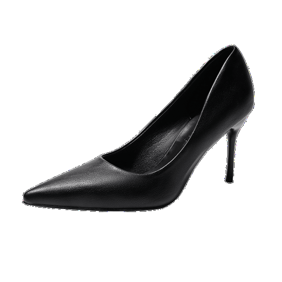 Xfvqtps Womens High Heels Pointed Toe Stiletto Patent Leather Dress Pumps Slender Heel Formal Shoes for Work Party and Special Occasion