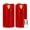 Red, variant on Flameless Candles Light, Set of 2 6"x3" Real Wax LED Candles Battery Operated, Flickering LED Pillar Candles Battery Candles, Electric Candles for Home Thanksgiving Christmas Decor