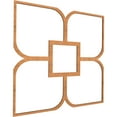 thumbnail image 3 of 78 3/4"W x 78 3/4"H x 3/8"T King Size Olivia Decorative Fretwork Wood Ceiling Panels, Cherry, 3 of 10