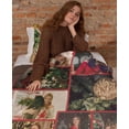 thumbnail image 4 of Personalised Blanket Custom with Picture Text Throw Blanket, Customized Photo Gift Birthday, Holiday, for Dad, Mom, Kids, Pet, Friends or Couples (1 Photo), 4 of 5