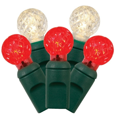 4 sets of 50 red and warm white led faceted g12 berry 4 sets of 50 red and warm white led faceted g12 berry
