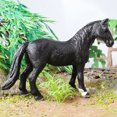 thumbnail image 3 of Simulation Horse Figurines Solid Animal Steed Clydesdale Haflinger Figure Garden Home Decor DIY Miniatures Props (790), 3 of 7