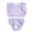 Purple, variant on Oodles Purple Tropical Floral Ruffled Spring 2-Piece Dog Bikini, XS