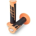 thumbnail image 2 of ProTaper Clamp-On Half Walffle Neon Orange/Black Grips (021661), 2 of 2