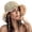Khaki, variant on Tea Party Hat Easter Summer Sun Hats for Women Men Wide Brim Beach Hat Outdoor Straw Hat With Colorful Wooden Beads for Travel Gardening