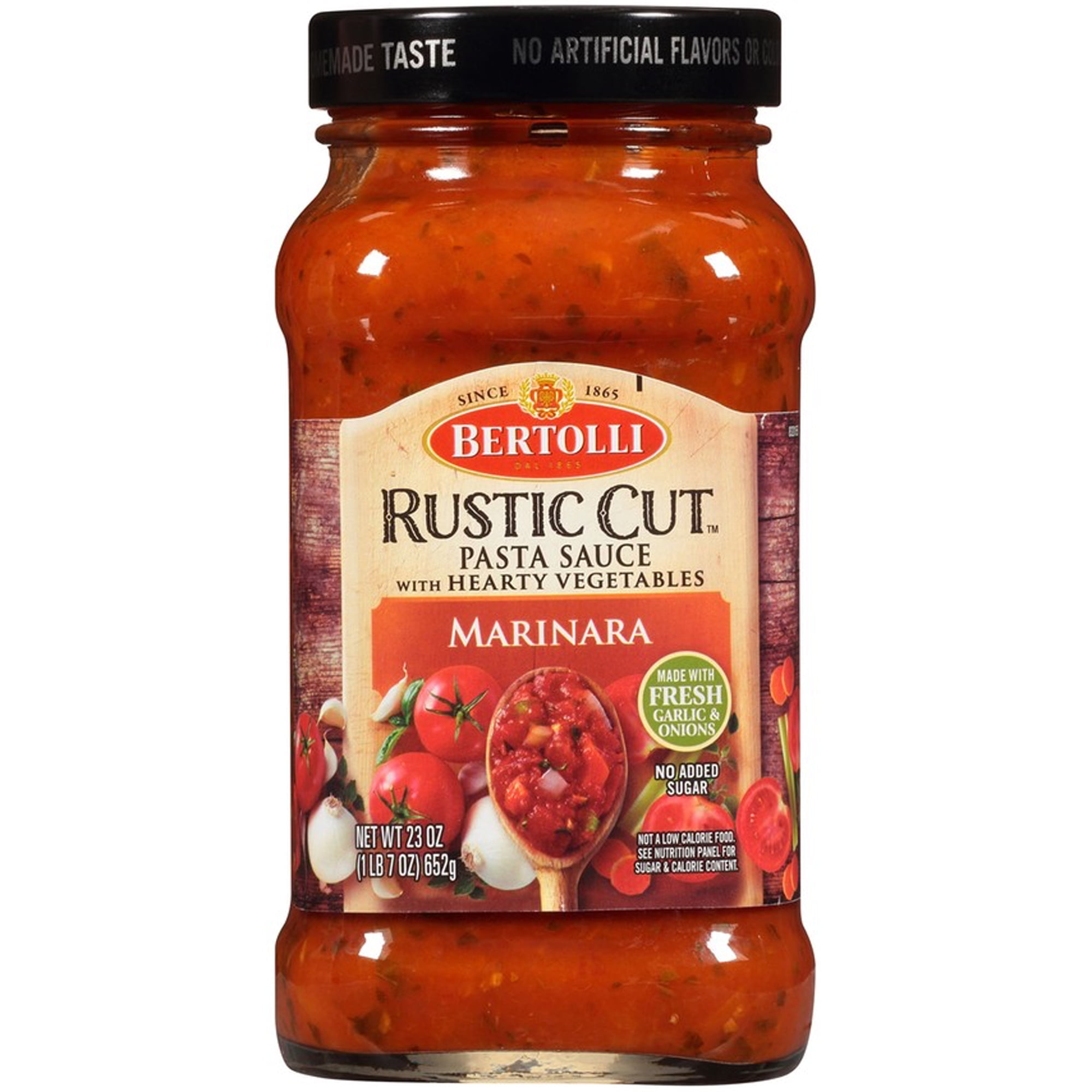 Bertolli Rustic Cut Marinara and Traditional Vegetables Pasta Sauce, 23
