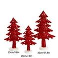 thumbnail image 3 of Non-Woven Mini Christmas Tree Desktop Decoration Set Festive Tabletop Xmas Tree Kit Small Christmas Tree Decorations for Home Office Desk Holiday Seasonal Decor, 3 of 7