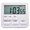 White, variant on Tnobhg Kitchen Timer for Cooking Magnetic Attraction on Fridge Oven Multifunctional Digital Timer with Large Display Time Count-up Clock Student Time Manager Alarm Clock