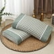 thumbnail image 1 of Almohada de soporte cervical de trigo sarraceno | Confort ergonómico ajustable | Beige, Rosa, Azul, Verde | 48x25x8cm | Alivia la presión, uso duradero y versátil en el hogar, 1 of 6