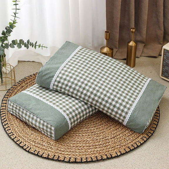 Bwiyojiz Bed Pillows, Pillow Adult Cervical Pillow Whole Buckwheat Pillow, Men Gifts