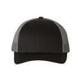 thumbnail image 1 of Richardson Low Pro Trucker Cap, M-L, Black-Charcoal, 1 of 2