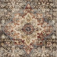 thumbnail image 5 of SAFAVIEH Bijar Orval Faded Traditional Area Rug, Brown/Rust, 6'7" x 9', 5 of 8