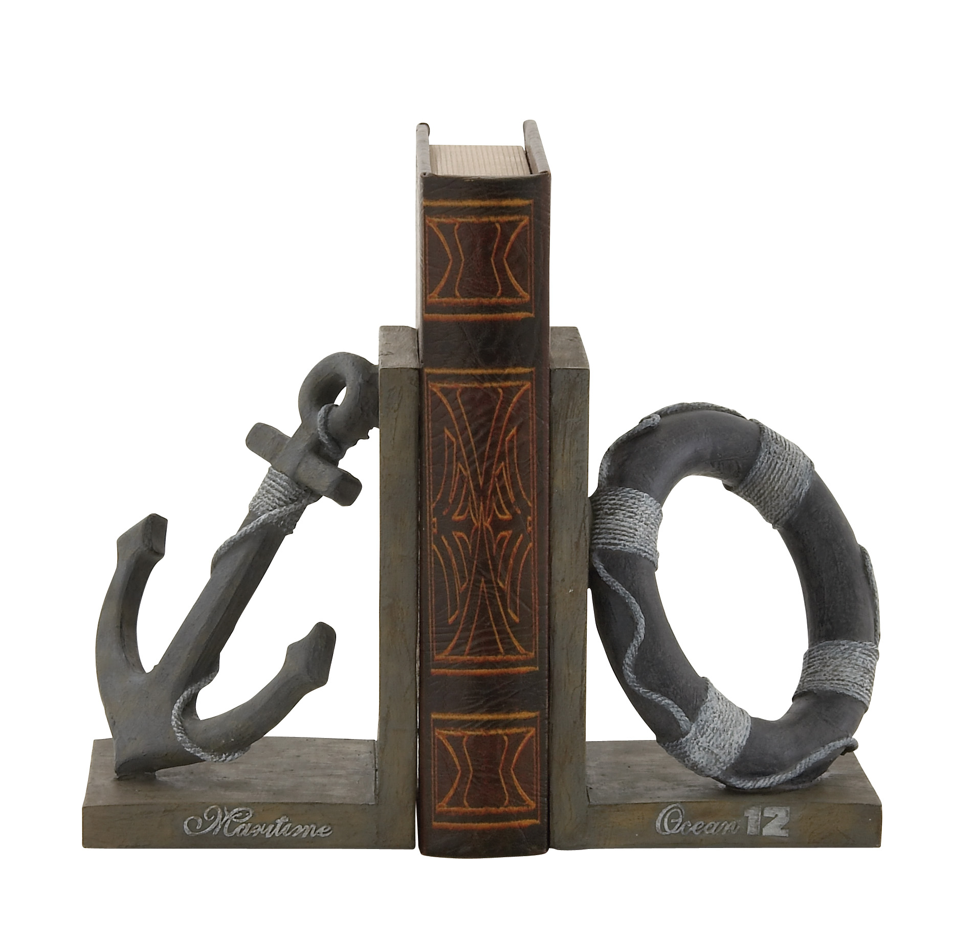 Bookend Pair in Brown
