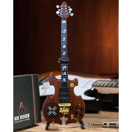 Axe Heaven John Paul Jones Signature Alembic 8-String Mini Bass Guitar Replica Collectible JP-920