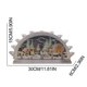 thumbnail image 5 of Christmas Santa Acrylic Illuminated LED Candle Bridge Ornament Indoor Christmas Decoration Battery Operated, 5 of 5