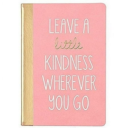 LEAVE A LITTLE KINDNESS Leather-like 6x8 medium Lined Journal by Eccolo trade