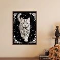 thumbnail image 6 of 5D DIY Pearl Diamond Painting Kit, Bold Cat Circular Pearl Diamond Art Set Sparkling creative craftwork, ideal for home décor and gift selection 15.7 x 11.8 in, 6 of 7