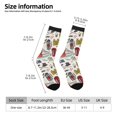 thumbnail image 4 of Goofa London Landmark1 Printed Men's Crew Socks, Soft Durable Breathable Moisture-Wicking with Odor Control Cotton socks, 4 of 9